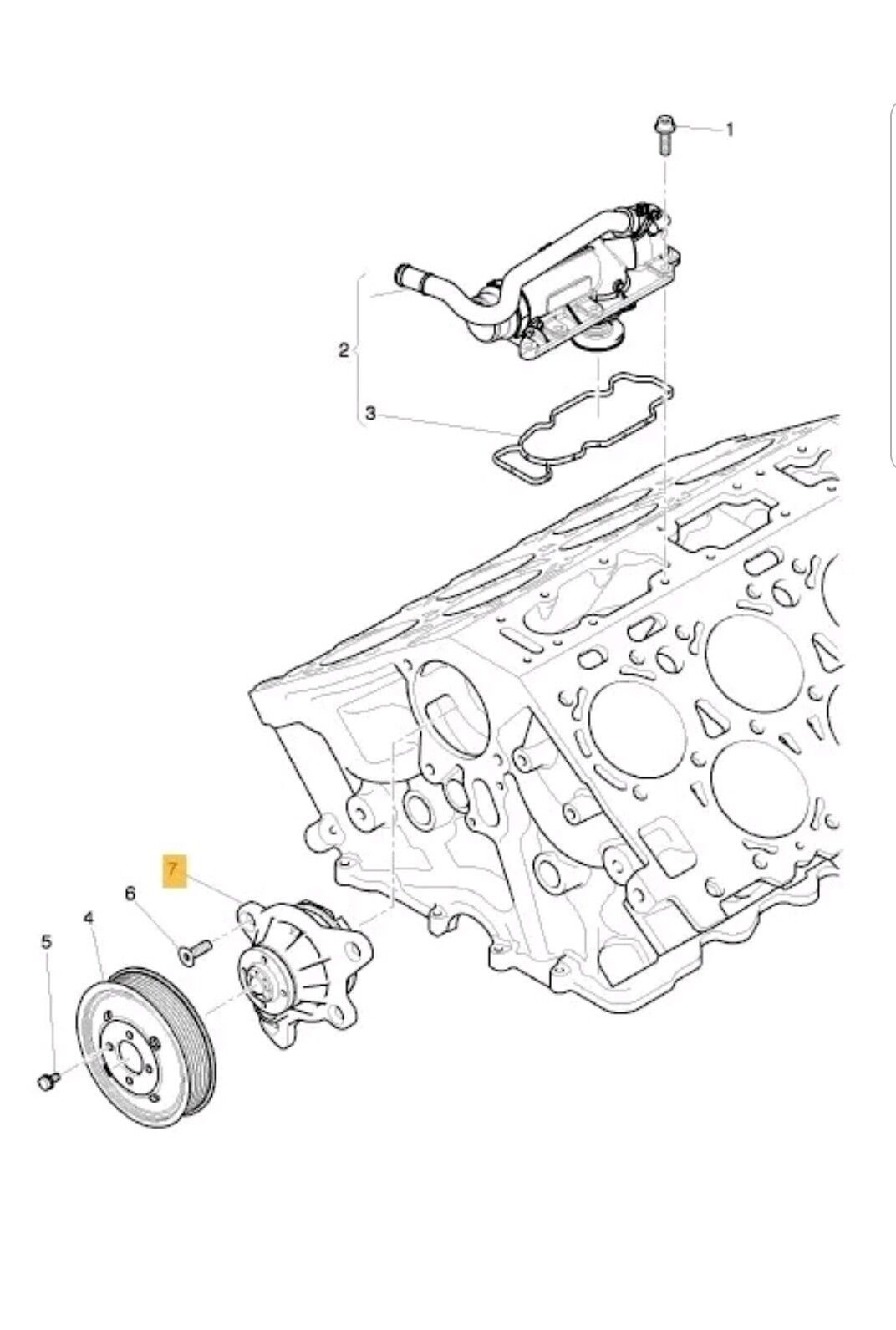 07D121008B For Bentley Continental Gt, Gtc & Flying Spur Water Pump