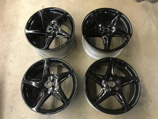 FERRARI 458 ITALIA COUPE SPIDER WHEELS RIMS SET OEM 258156 258157