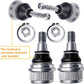 For Rolls-Royce Phantom Knuckle ball joints 31120414733 31216774835 3121677836