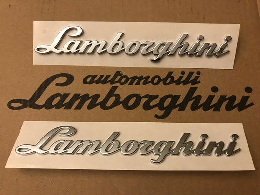 Für Lamborghini Huracan Gallardo Murcielago OEM Logo Script Emblem Abzeichen 4T0853742A kostenloser Versand