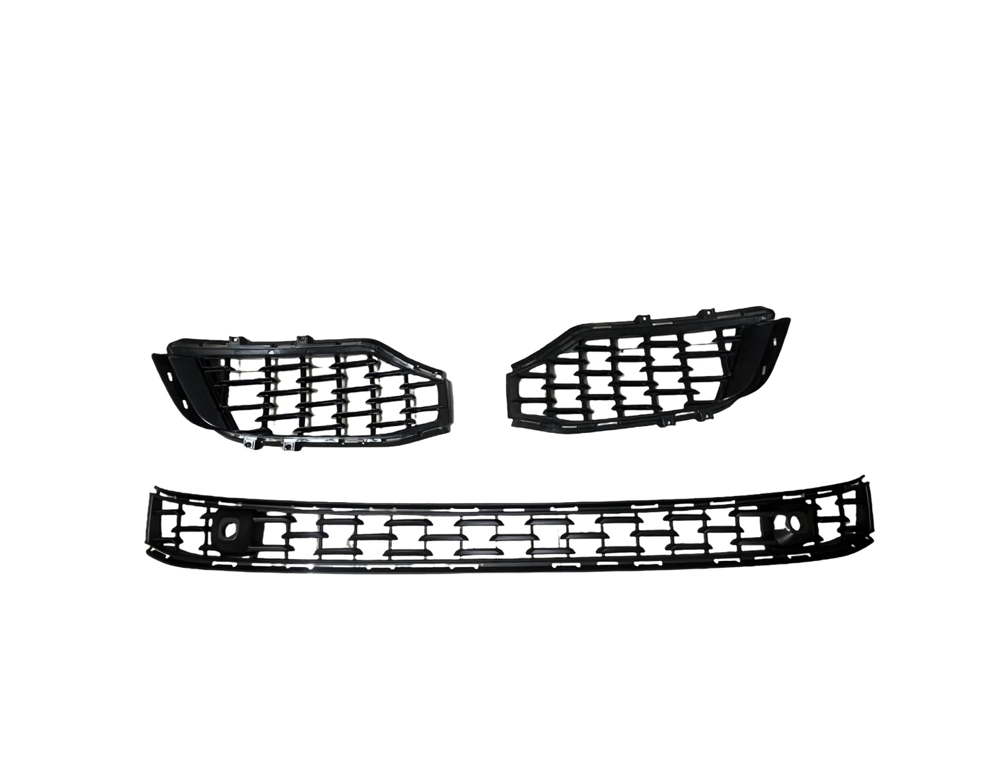 For Maserati Ghibli 2018-2023 Front Bumper Lower Grille Guard Set 3Pcs