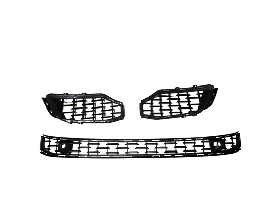 For Maserati Ghibli 2018-2023 Front Bumper Lower Grille Guard Set 3Pcs