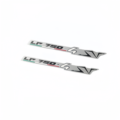 1 Pair Decorative Emblem For Lamborghini Aventador LP750 SV Roadster 470854499B