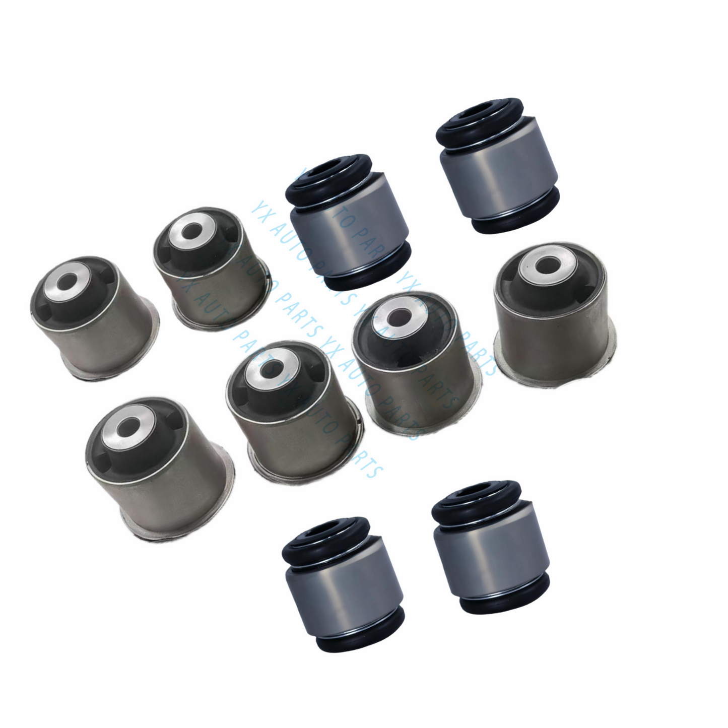 For Aston Martin Rapide Rear Lower Control Arm Bushings 10pcs Kit