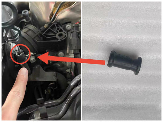 For Bentley Gt Gtc Flying Spur Oil Dipstick Guide Sleeve With Copper 07C115636D