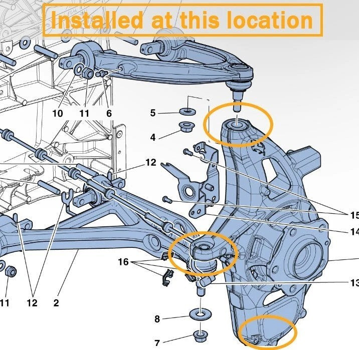 For Ferrari Front Knuckle Sleeve P/N  304732 304731 273072 273071