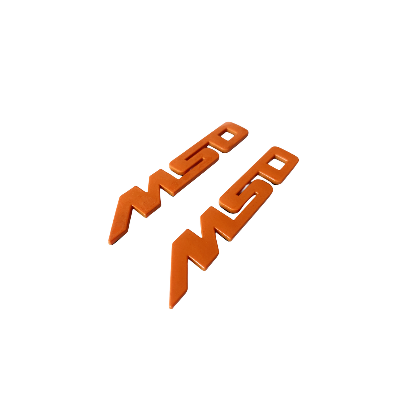 1 Pair For McLaren MSO Letter Orange Side Skirt
