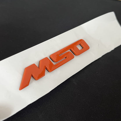 For McLaren MSO Letter Orange Side Skirt