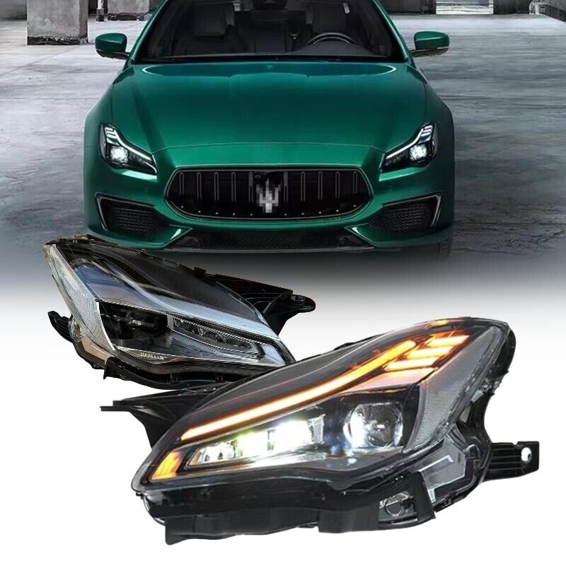 670106161, 670106156 For Maserati Quattroporte Upgrade 2022 LED Headlight (Plug and play)