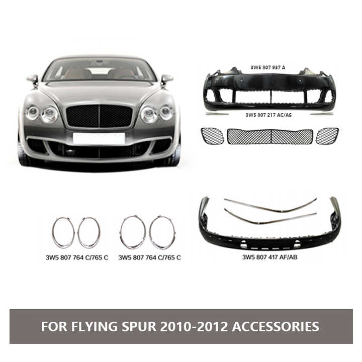 For 2010-2013 Bentley Continental Flying Spur 1pc front bumper kit part