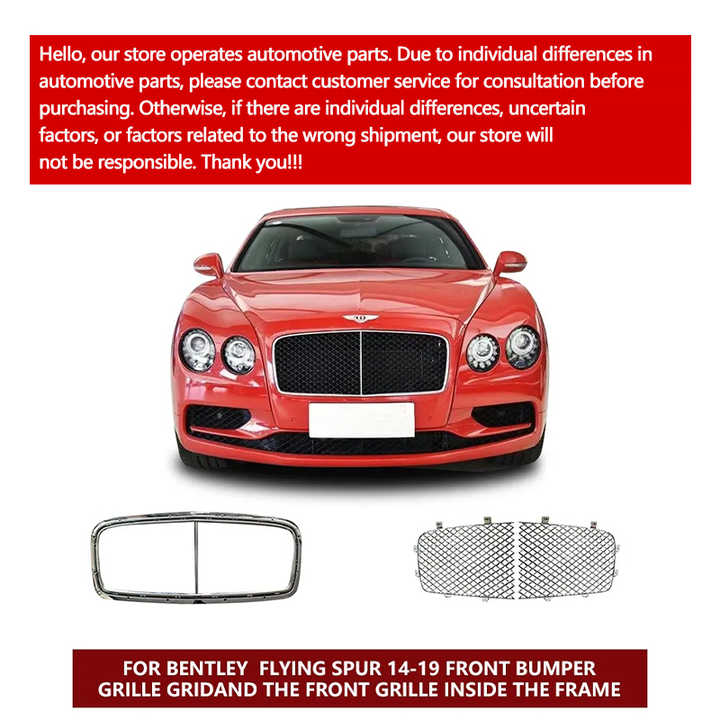 Für 2010–2013 Bentley Continental Flying Spur, 1-teiliges Frontstoßstangen-Set