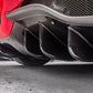 Carbon Fiber Car Rear Bumper Diffuser Lips for Ferrari 458 Spider Italia