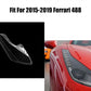 Headlight Headlamp Lens Cover Right Side 1Pcs Fit For 2015-2019 Ferrari 488