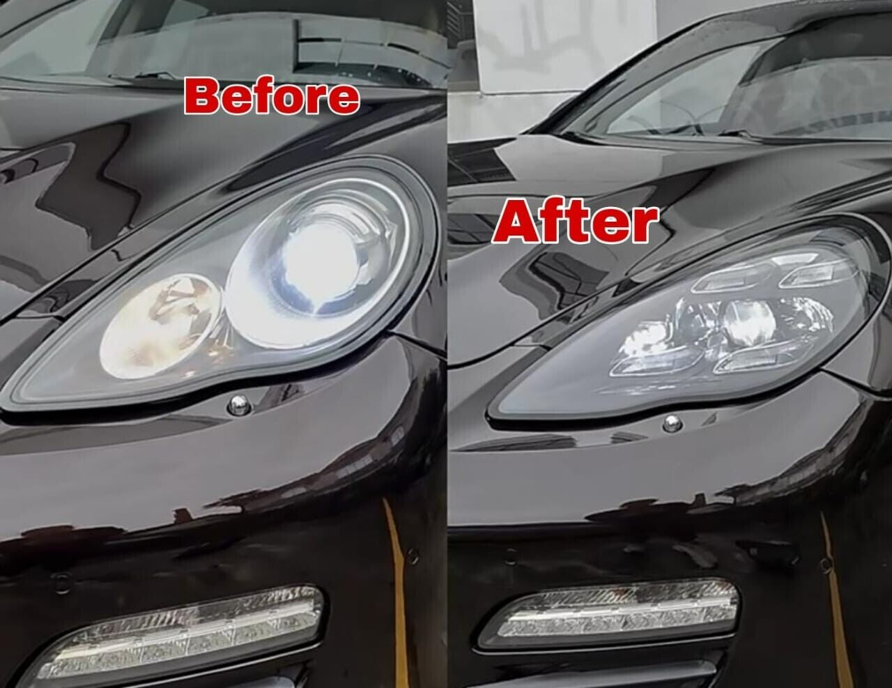 For 2010-13 Porsche Panamera LED Headlight 970. 1 upgrade 971 Matrix style L&R Side