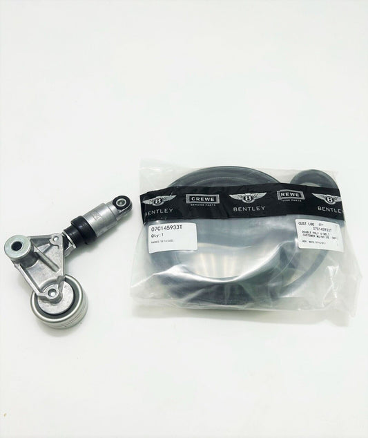 Bentley Continental Gt Gtc & Flying Spur Ribbed Belt Tensioner With V-Belt